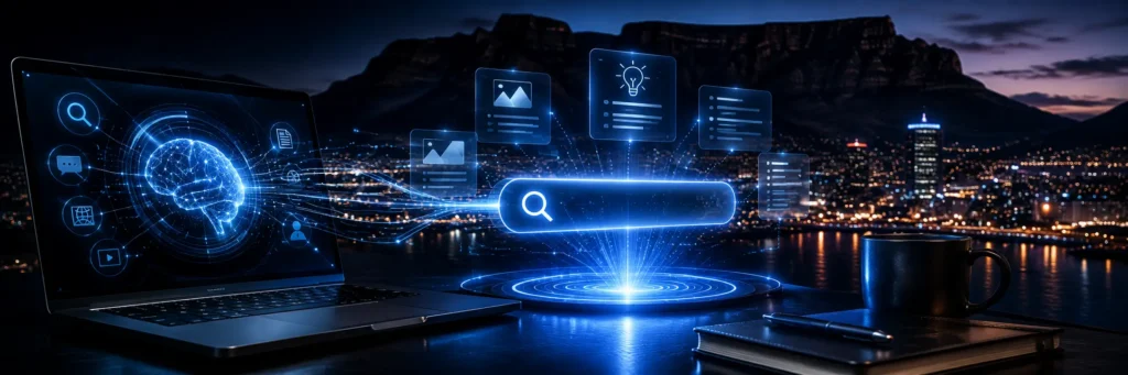 AI-powered search delivering direct answers through conversational search and intelligent digital discovery.