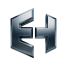 Official metallic 3D hexagonal logo for E and H Trading (Pty) Ltd, digital partner for web design and Google Ads.